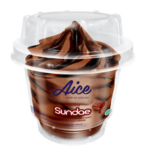 CEK BPOM Aice Es Krim Rasa Cokelat (Chocolate Sundae)