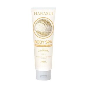 CEK BPOM Hanasui Body Spa Body Exfoliating Gel Rice With Collagen