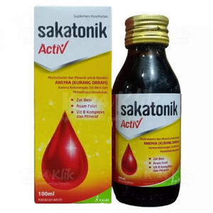 CEK BPOM Sakatonik Activ Multivitamin Zat Besi