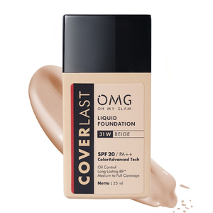 CEK BPOM OMG Oh My Glam Coverlast Liquid Foundation 31 W Beige