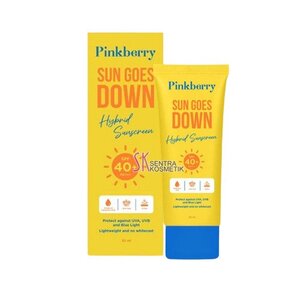 CEK BPOM Pinkberry Sun Goes Down Hybrid Sunscreen