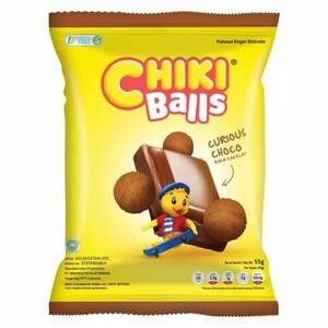 Chiki Makanan Ringan Rasa Cokelat (Curious Choco)