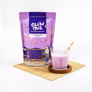 Glowidol Minuman Serbuk Dengan Kolagen Rasa Stroberi