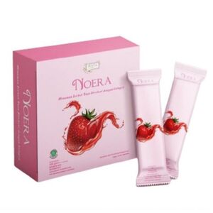 Noera by Reisha Minuman Serbuk Rasa Persik dengan Sarang Burung Walet dan Safron