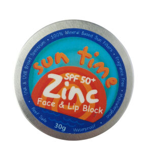 CEK BPOM Sun Time Zinc Sunscreen Face & Lip Block Cream