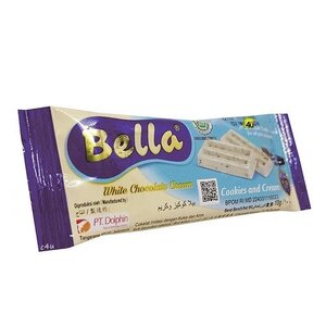 Bella Cokelat Imitasi dengan Kukis dan Krim