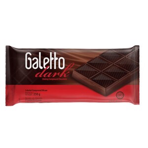 Galetto Cokelat Compound Hitam Manis (Dark Compound Chocolate)