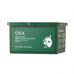 Nature Republic Green Derma Mild Cica Daily Mask Sheet