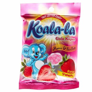 Koala-la Gula Kapas Rasa Stroberi