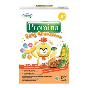 Promina Makanan Pendamping ASI Kudapan Rasa Ayam Brokoli Untuk Bayi dan Anak Usia 8-24 Bulan