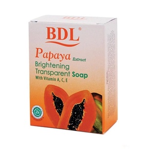 BDL Papaya Extract Brightening Transparent Soap With Vitamin AC & E