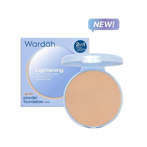 Wardah Lightening Powder Foundation Light Feel 05 Warm Ivory (23W)