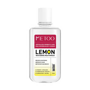 Metoo Probiotic Lemon Whitening Mouthwash