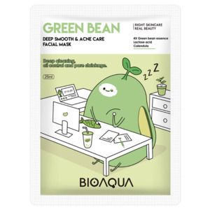 Bioaqua Green Bean Deep Smooth & Acne Care Facial Mask