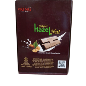 Dking Cokelat Hitam Manis Isi Kacang Hazelnut