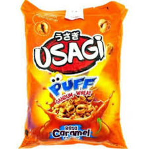 Usagi Makanan Ringan Puff Gandum Rasa Karamel (Wheat Puff with Caramel Flavor)