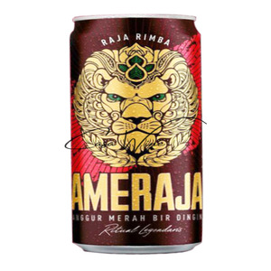 Ameraja Minuman Beralkohol Golongan A Berkarbonasi Beraroma Bir dan Anggur Merah (Mengandung Alkohol +- 4.8% vv)