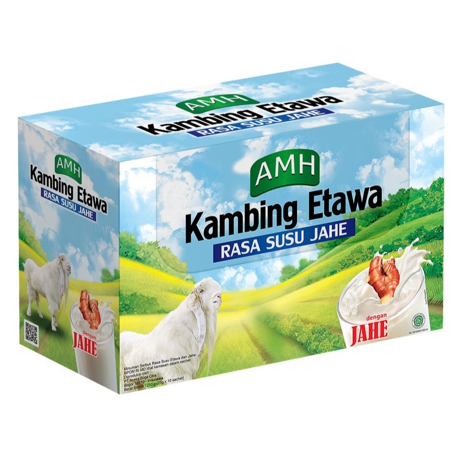 Amh Minuman Serbuk Rasa Susu Etawa dan Jahe