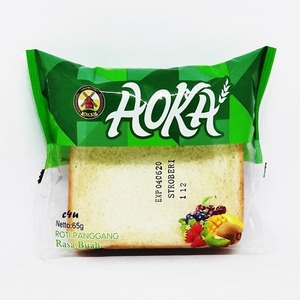 Aoka Roti Panggang Isian Rasa Stroberi