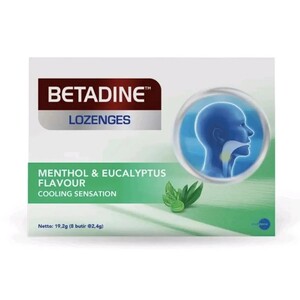 Betadine Lozenges Menthol & Eucalyptus Flavour