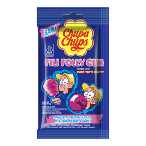 Chupa Chups Fili Folly Permen Karet Rasa Tutti Frutti