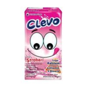 Clevo Minuman Mengandung Susu Rasa Stroberi