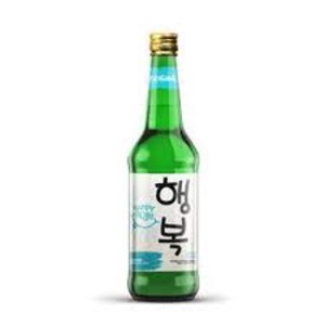 Happy Soju Minuman Beralkohol Golongan B Beraroma Soju dan Anggur Hijau (Mengandung Alkohol +- 13.5% vv)