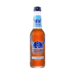 Iceland Longisland Minuman Beralkohol Golongan A Berkarbonasi Beraroma Vodka Mix Rum, Cola, dan Curacao(Mengandung Alkohol +- 4.8% vv)