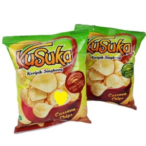 Kusuka Keripik Singkong Rasa Ayam Madu (Honey Chicken Cassava Chips)