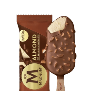 Magnum Es Krim Rasa Vanila Dilapisi Cokelat (Vanilla Flavoured Ice Cream Coated With Chocolate)