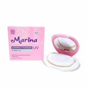 Marina Brighten Up Compact Powder - Peach