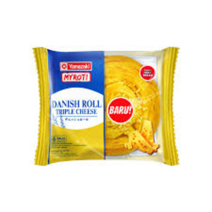 Myroti Pastri dengan Rasa Tripel Keju (Danish Roll Triple Cheese)