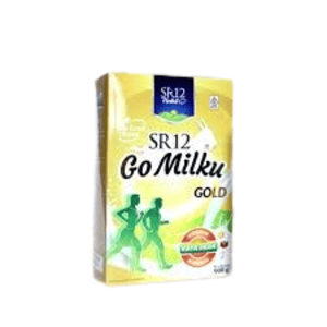 Sr12 Gomilku Gold Minuman Mengandung Susu Kambing Bubuk dengan Jahe, Ikan Gabus, Daun kelor