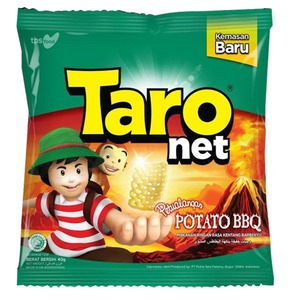 Taro Net Makanan Ringan Rasa Kentang Barbekyu