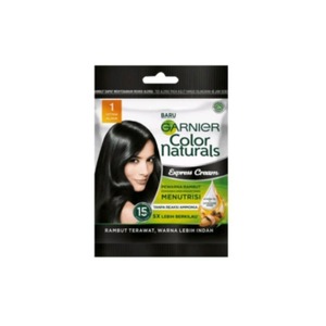 Garnier Color Naturals Express Cream 1 Hitam Alami