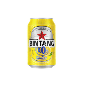 Bintang Radler Bir Dengan Sari Buah Lemon (Mengandung Alkohol Â± 2% Vv)