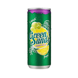 Green Sands Minuman Berkarbonasi Rasa Lemon Dan Anggur
