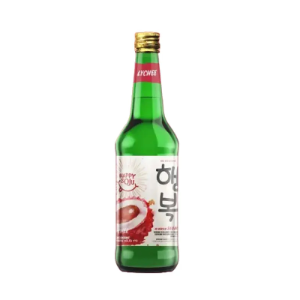 Happy Soju Minuman Beralkohol Golongan B Beraroma Soju Dan Leci (Mengandung Alkohol +- 13.5% Vv)