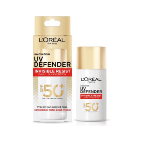 L'oreal Uv Defender Invisible Resist Daily Sunscreen Spf 50+
