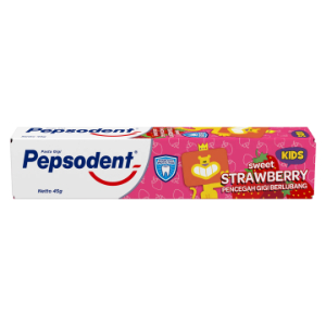 Pepsodent Kids Strawberry (Pasta Gigi)