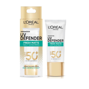 L'oreal UV Defender Fresh Matte Daily Sunscreen SPF 50+