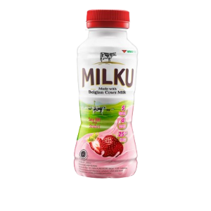 Milku Susu UHT Rasa Stroberi