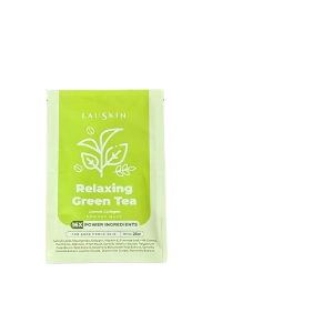New Laushine Relaxing Greentea Crunch Collagen Powder Mask