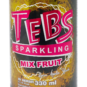 Tebs Minuman Teh Berkarbonasi Rasa Aneka Buah