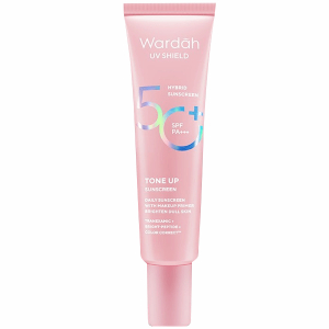 Wardah UV Shield Hybrid Sunscreen SPF 50+ PA+++ Tone Up Sunscreen