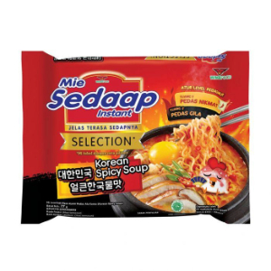 Wingsfood Mie Sedaap Mi Instan Kuah Rasa Ayam Pedas Ala Korea (Korean Spicy Soup)