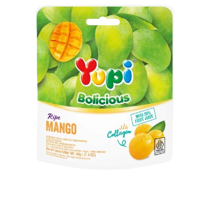 Yupi Bolicious Kembang Gula Lunak Jeli Rasa Mangga