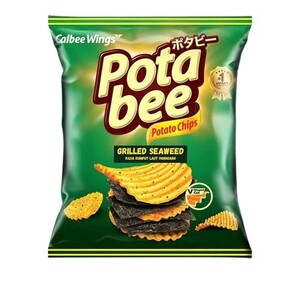 Potabee Keripik Kentang Rasa Rumput Laut Panggang