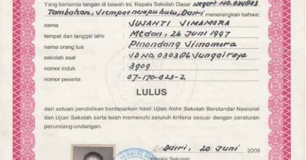 Ijazah SD: Selembar Kertas Usang atau Kunci Pembuka Pintu Dunia Kerja?