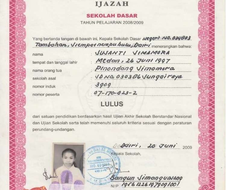 ijazah sd selembar kertas usang atau kunci pembuka pintu dunia kerja